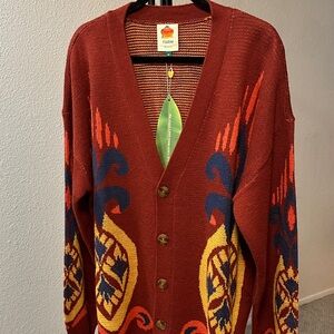 FARM Rio Men's Multicolor Cardigan Sweater